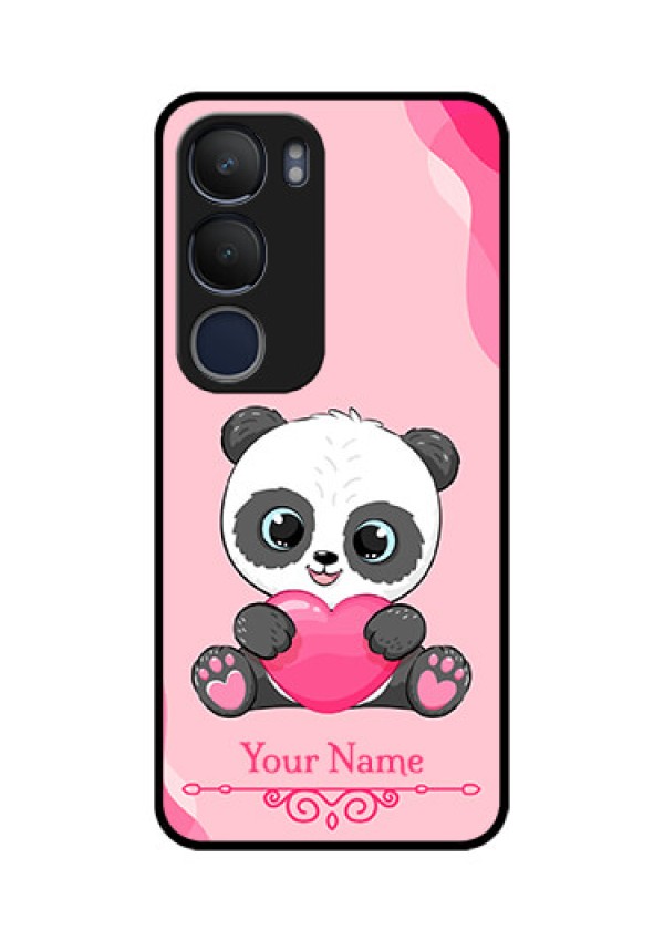 Vivo Y29 5G Custom Glass Phone CaseCute Panda Design