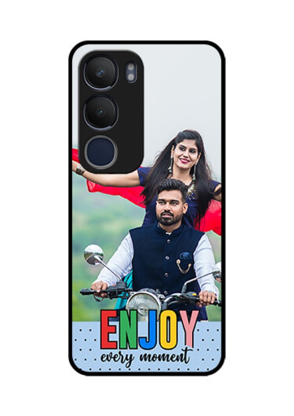Vivo Y29 5G Custom Glass Phone CaseEnjoy Every Moment Design