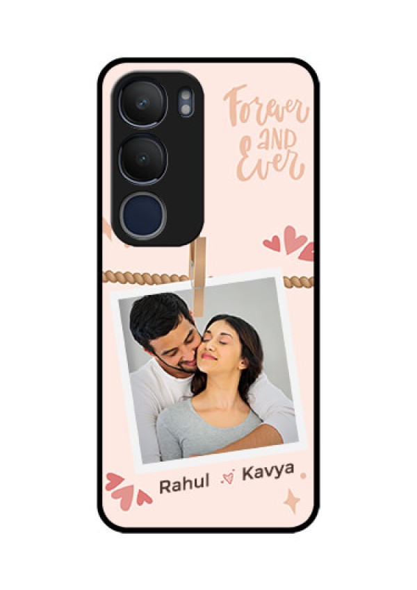 Vivo Y29 5G Custom Glass Phone CaseForever And Ever Love Design