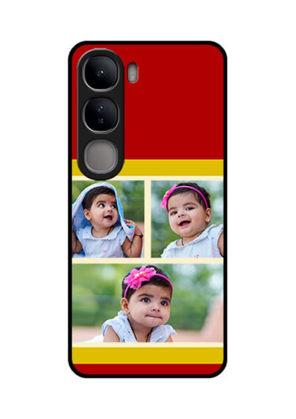 Vivo Y300 5G Custom Glass Phone CaseMultiple Pic Upload Design