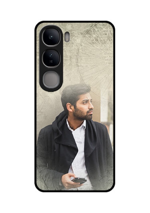 Vivo Y300 5G Custom Glass Phone CaseWith Vintage Design