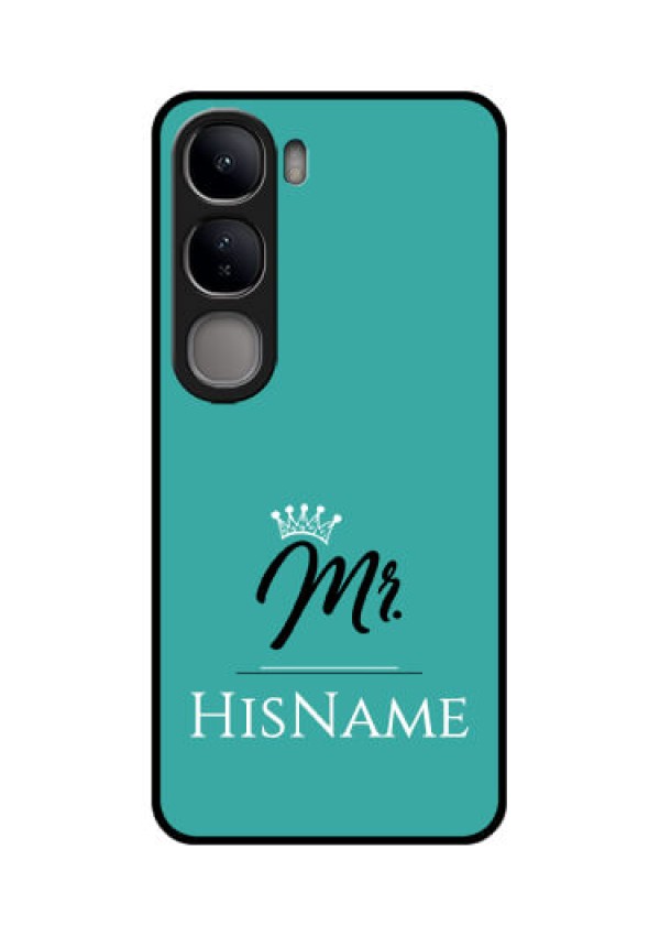 Vivo Y300 5G Custom Glass Phone CaseMr With Name Design