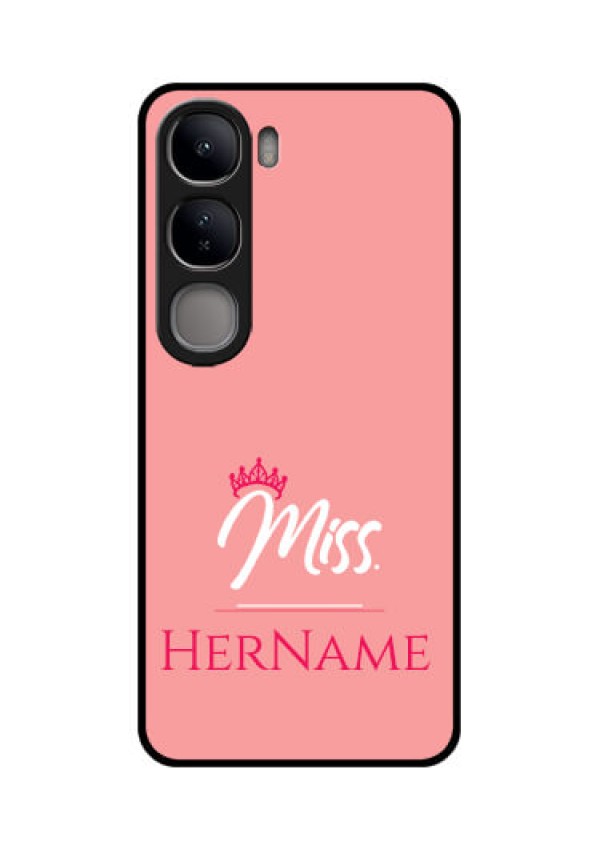Vivo Y300 5G Custom Glass Phone CaseMrs With Name Design