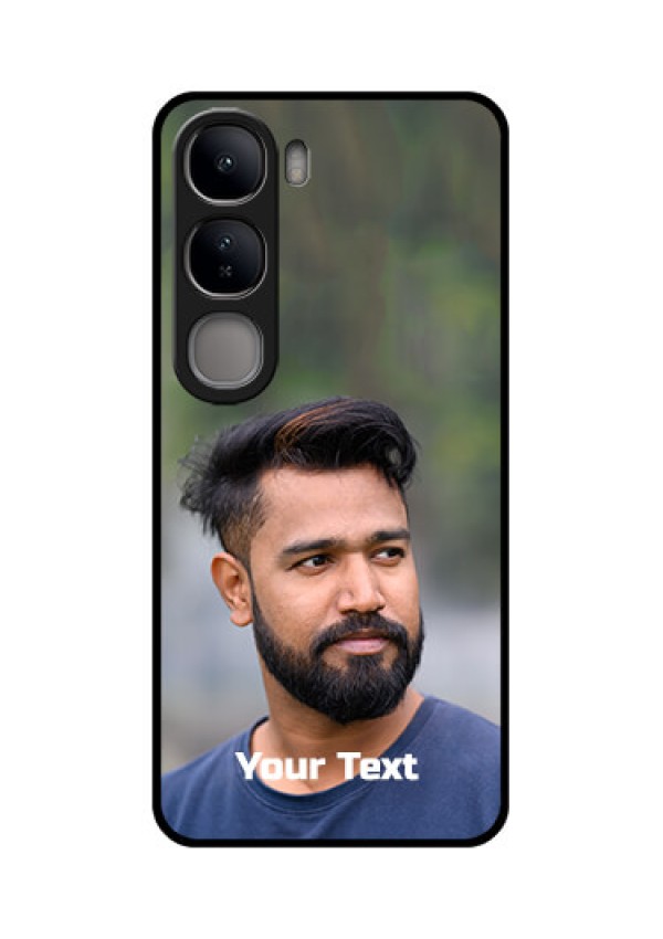 Vivo Y300 5G Custom Glass Phone CasePhoto With Text Design