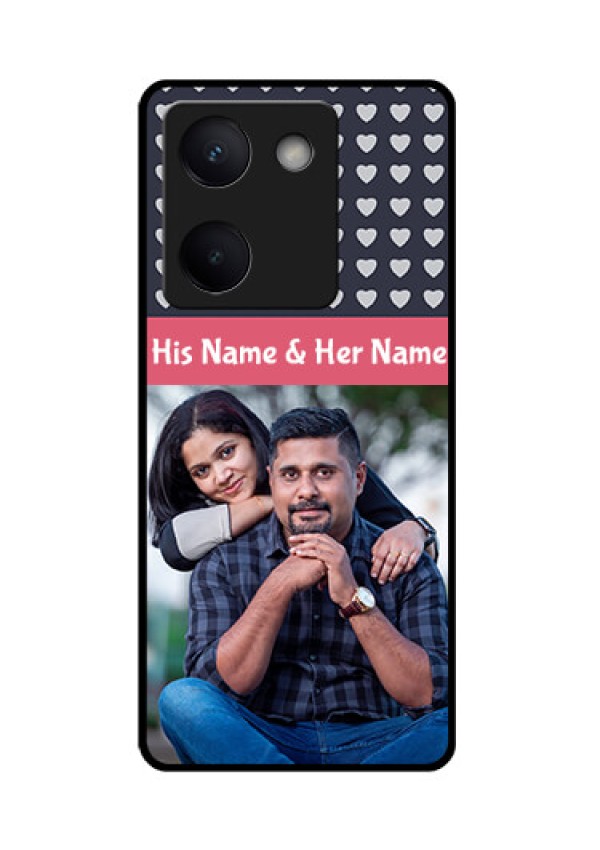 Vivo Y300 Plus 5G Custom Glass Phone Case - Love Symbols Design