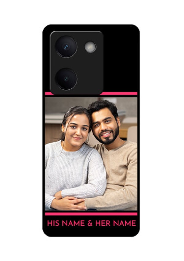 Vivo Y300 Plus 5G Custom Glass Phone Case - With Add Text Design