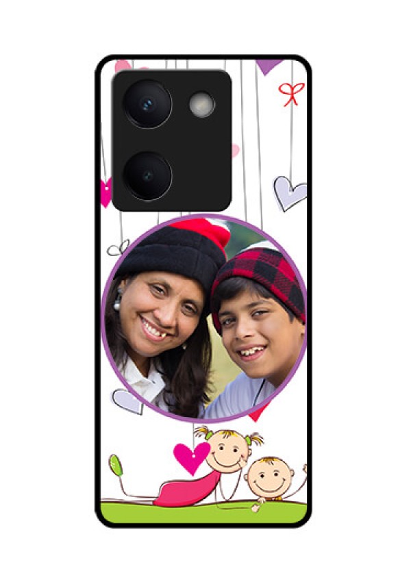 Vivo Y300 Plus 5G Custom Glass Phone Case - Cute Kids Phone Case Design