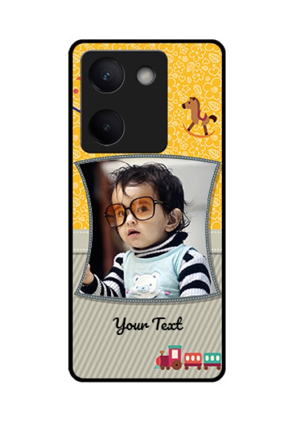 Vivo Y300 Plus 5G Custom Glass Phone Case - Baby Picture Upload Design