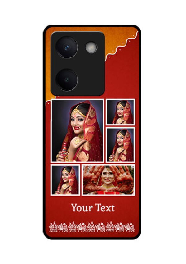 Vivo Y300 Plus 5G Custom Glass Phone Case - Wedding Pic Upload Design
