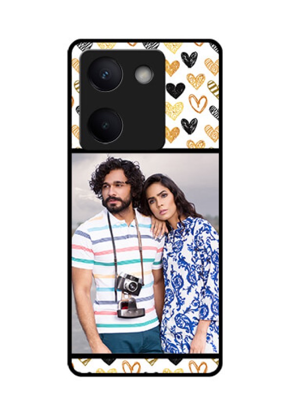 Vivo Y300 Plus 5G Custom Glass Phone Case - Love Symbol Design