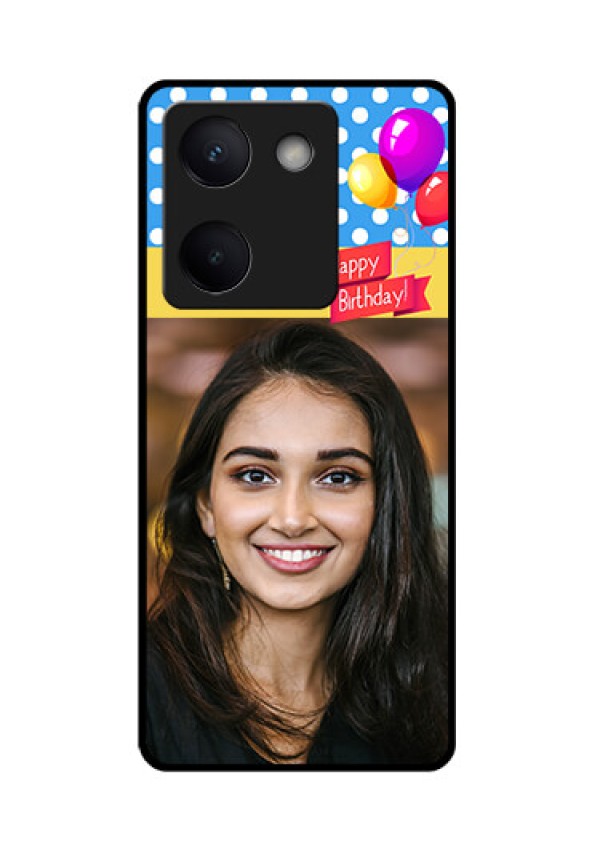 Vivo Y300 Plus 5G Custom Glass Phone Case - Happy Birthday Design