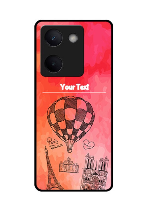 Vivo Y300 Plus 5G Custom Glass Phone Case - Paris Theme Design