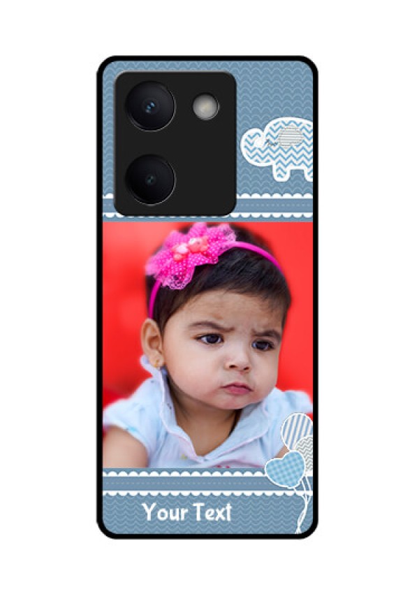 Vivo Y300 Plus 5G Custom Glass Phone Case - With Kids Pattern Design