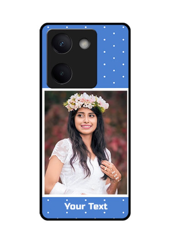 Vivo Y300 Plus 5G Custom Glass Phone Case - Polka Dots Design