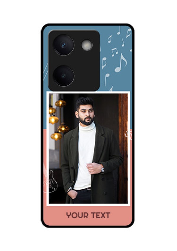 Vivo Y300 Plus 5G Custom Glass Phone Case - With Color Musical Note Design