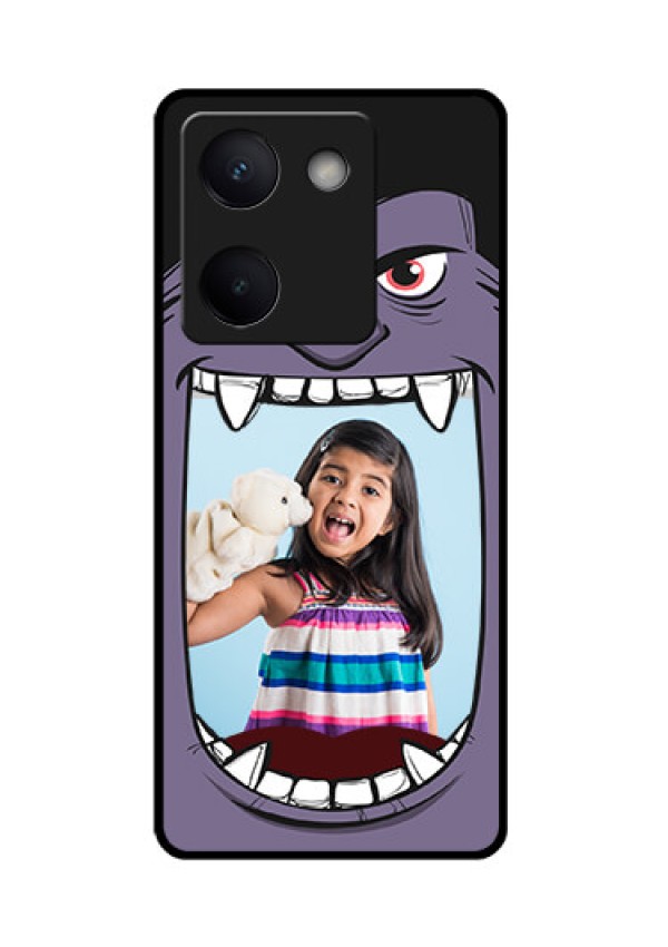 Vivo Y300 Plus 5G Custom Glass Phone Case - Angry Monster Design