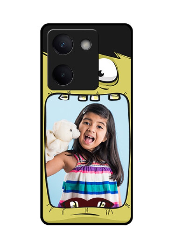 Vivo Y300 Plus 5G Custom Glass Phone Case - Cartoon Monster Back Case Design