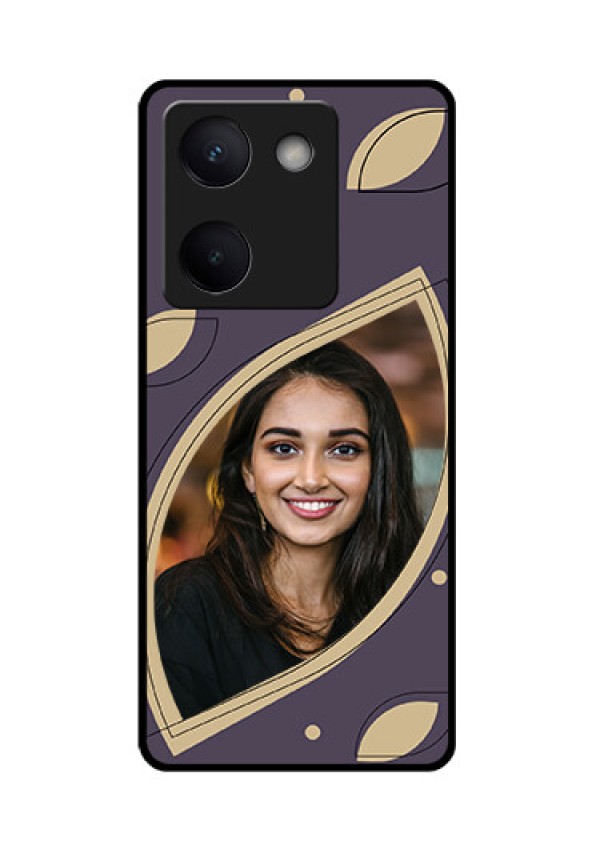 Vivo Y300 Plus 5G Custom Glass Phone Case - Falling Leaf Design