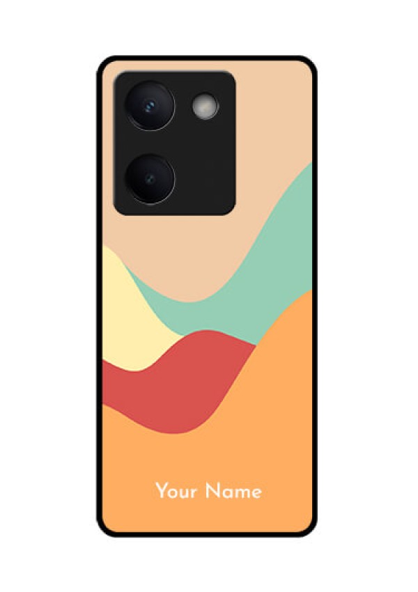 Vivo Y300 Plus 5G Custom Glass Phone Case - Ocean Waves Multi - Colour Design