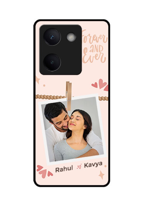 Vivo Y300 Plus 5G Custom Glass Phone Case - Forever And Ever Love Design