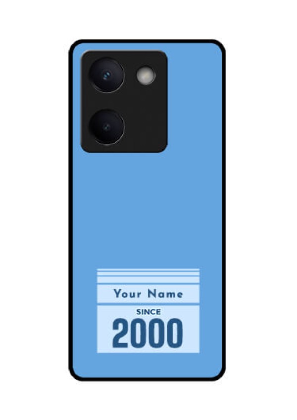 Vivo Y300 Plus 5G Custom Glass Phone Case - Custom Year Of Birth Design
