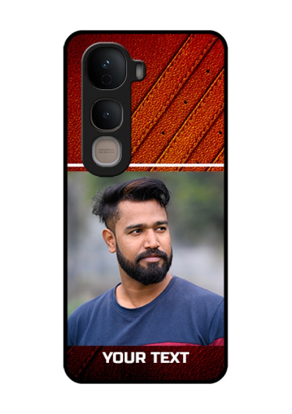 Vivo Y400 5G Custom Glass Phone Case - Leather Phone Case Design
