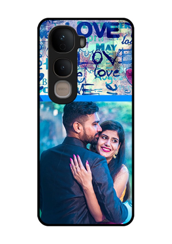 Vivo Y400 5G Custom Glass Phone Case - Colorful Love Design