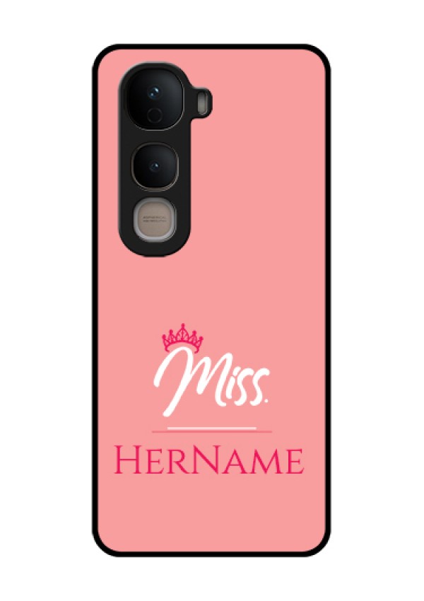 Vivo Y400 5G Custom Glass Phone Case - Mrs With Name Design