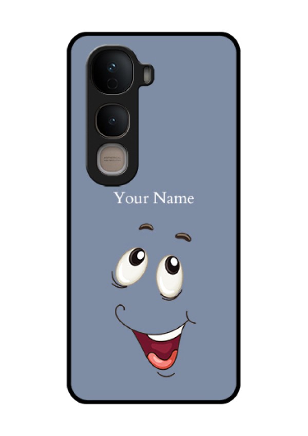 Vivo Y400 5G Custom Glass Phone Case - Laughing Cartoon Face Design