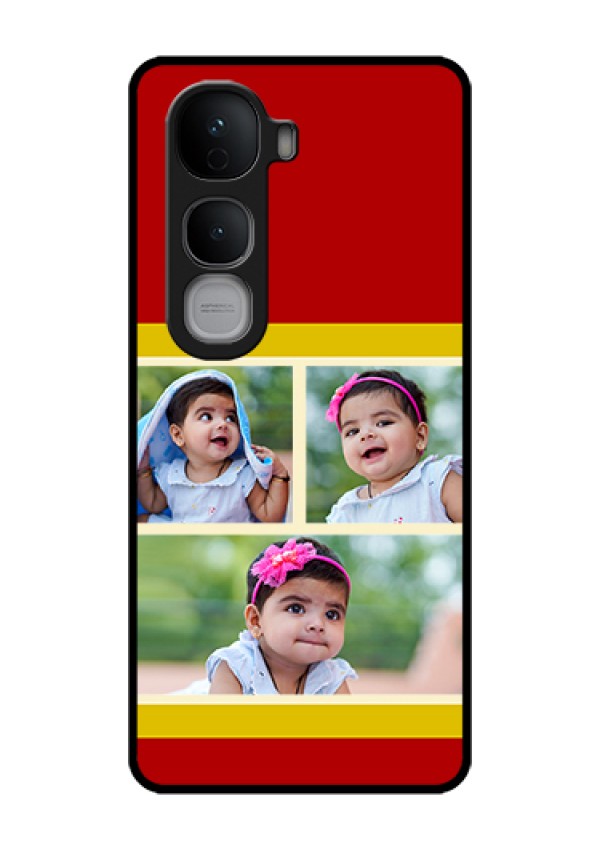 Vivo Y400 Pro 5G Custom Glass Phone Case - Multiple Pic Upload Design