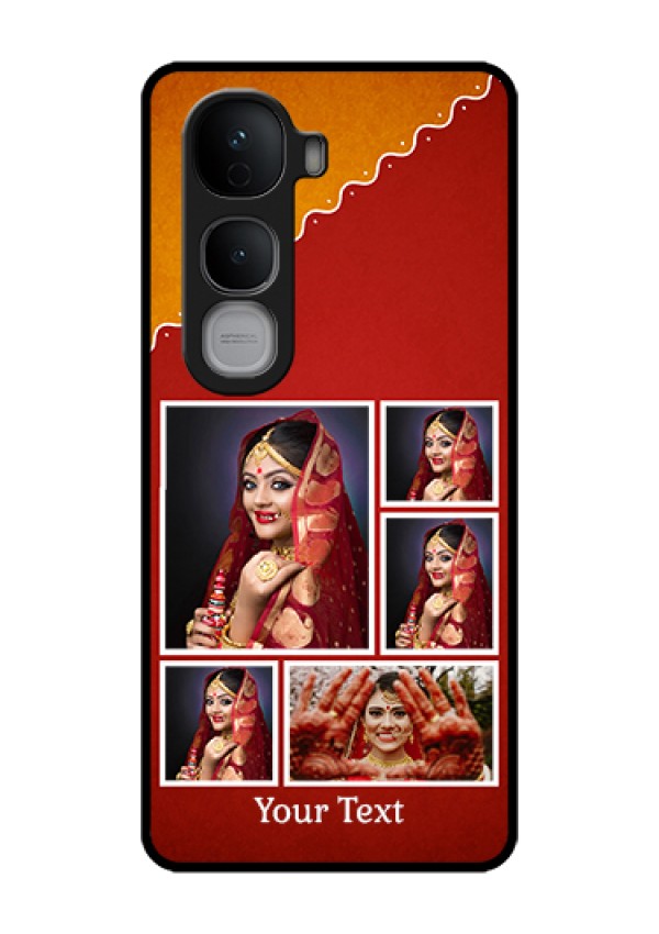 Vivo Y400 Pro 5G Custom Glass Phone Case - Wedding Pic Upload Design