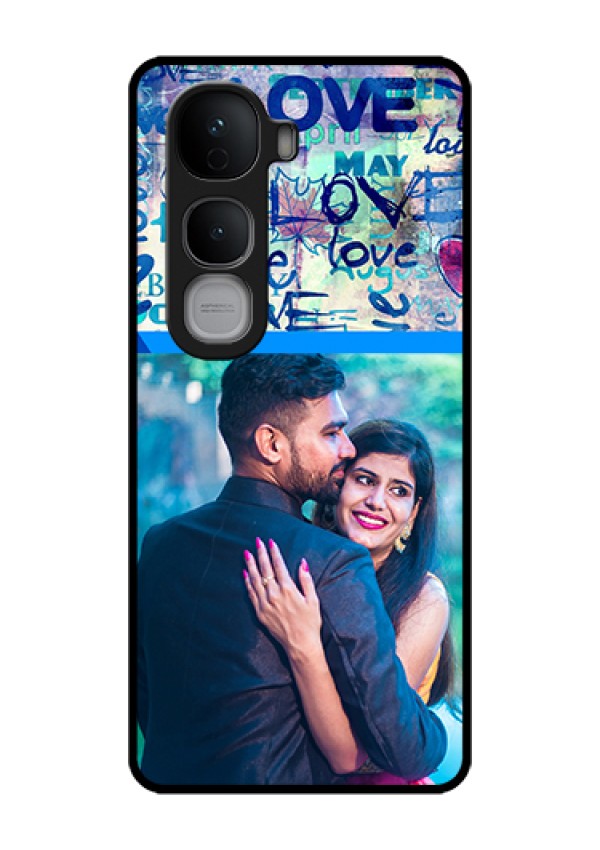 Vivo Y400 Pro 5G Custom Glass Phone Case - Colorful Love Design