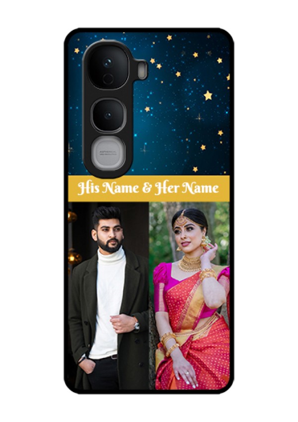 Vivo Y400 Pro 5G Custom Glass Phone Case - Galaxy Stars Backdrop Design