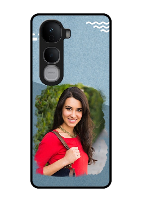 Vivo Y400 Pro 5G Custom Glass Phone Case - Grunge Line Art Design