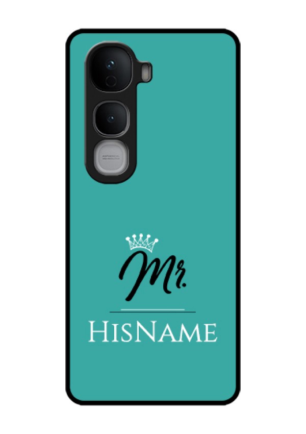 Vivo Y400 Pro 5G Custom Glass Phone Case - Mr With Name Design