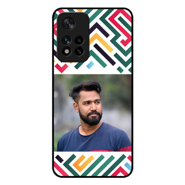 Xiaomi 11I 5G Personalized Glass Phone Case - Colorful Maze Pattern Design Xiaomi 11I 5G Personalized Glass Phone Case - Colorful Maze Pattern Design
