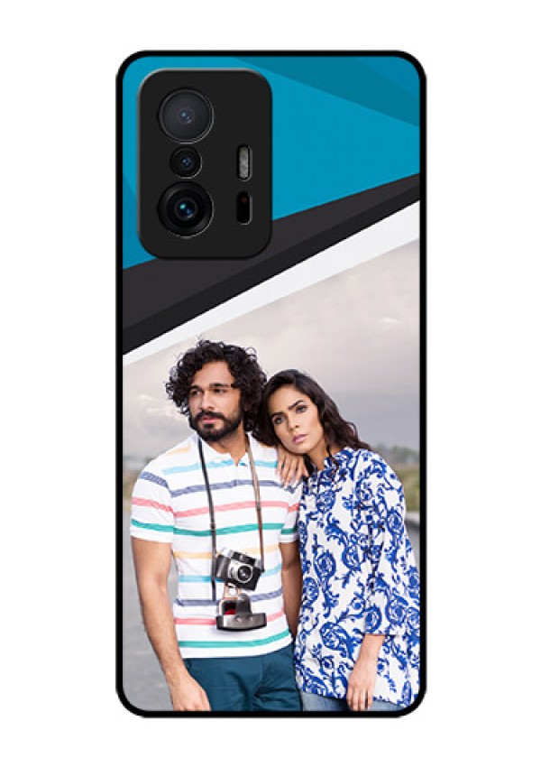 Xiaomi 11T Pro 5G Photo Printing on Glass Case - Simple Pattern Photo Upload Design