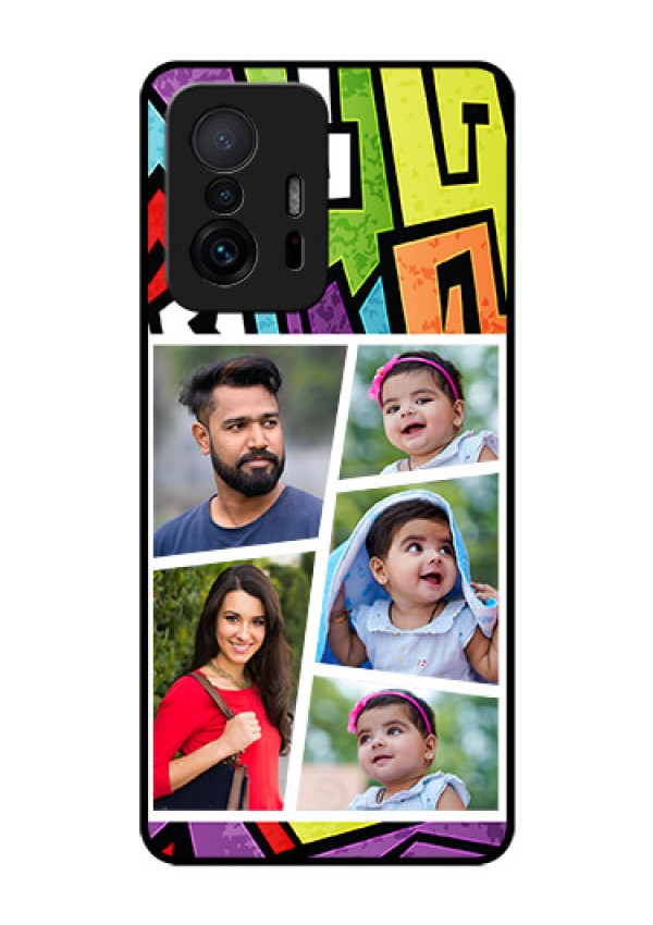 Xiaomi 11T Pro 5G Custom Glass Phone Case - Graffiti pattern Design
