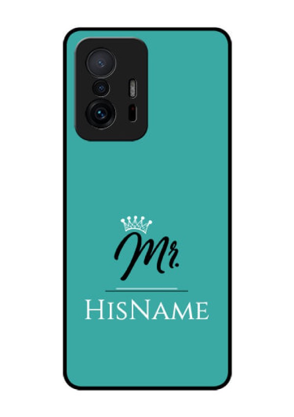 Xiaomi 11T Pro 5G Custom Glass Phone Case Mr with Name