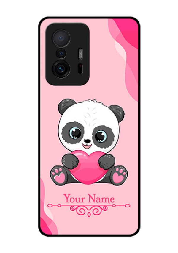 Xiaomi 11T Pro 5G Custom Glass Mobile Case - Cute Panda Design