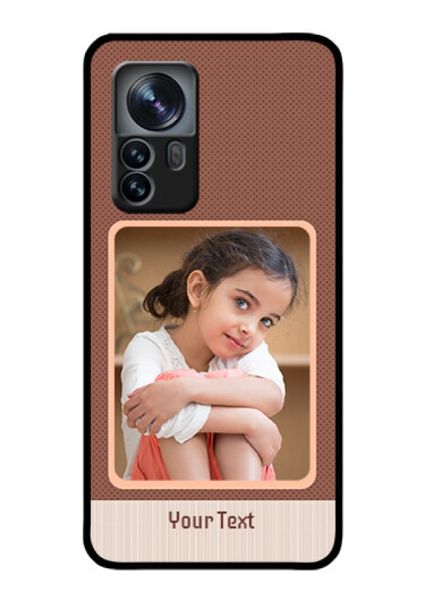 Xiaomi 12 Pro 5G Custom Glass Phone Case - Simple Pic Upload Design