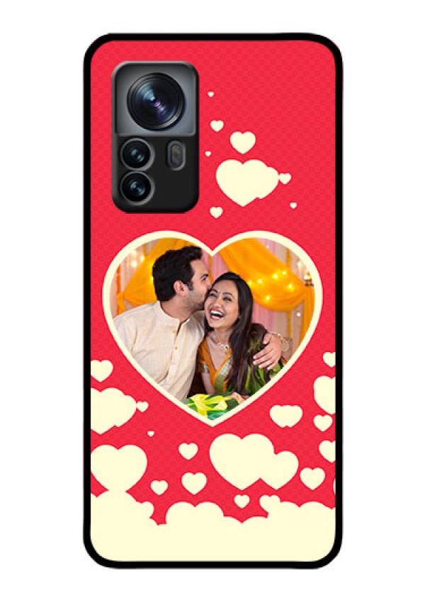 Xiaomi 12 Pro 5G Custom Glass Mobile Case - Love Symbols Phone Cover Design