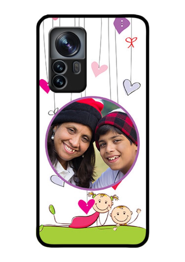 Xiaomi 12 Pro 5G Photo Printing on Glass Case - Cute Kids Phone Case Design