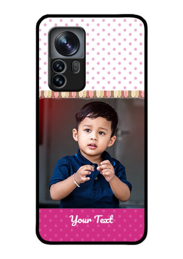 Xiaomi 12 Pro 5G Photo Printing on Glass Case - Cute Girls Cover Design