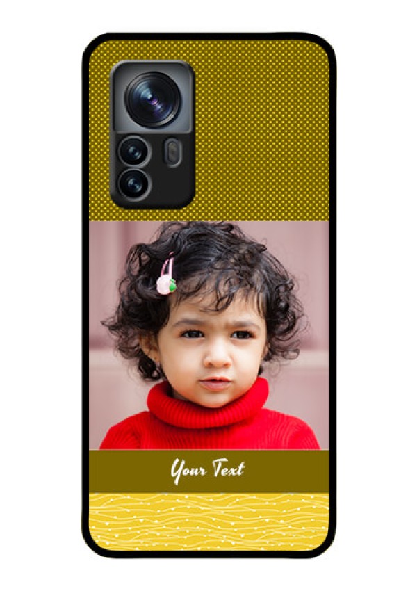 Xiaomi 12 Pro 5G Custom Glass Phone Case - Simple Green Color Design