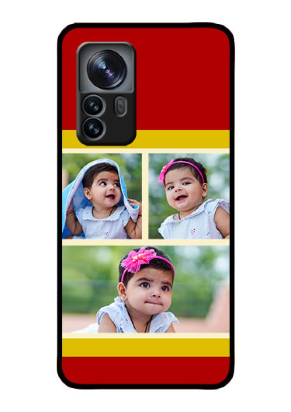 Xiaomi 12 Pro 5G Custom Glass Mobile Case - Multiple Pic Upload Design