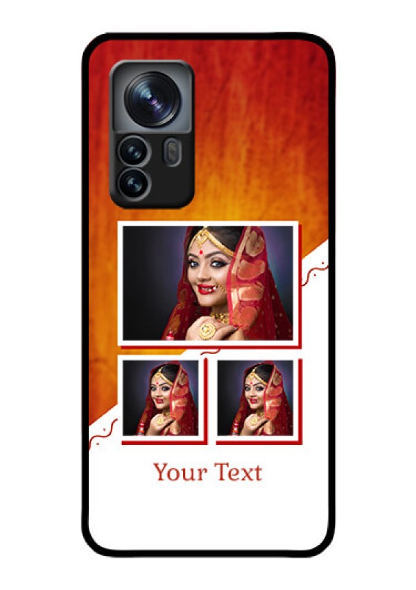 Xiaomi 12 Pro 5G Custom Glass Phone Case - Wedding Memories Design