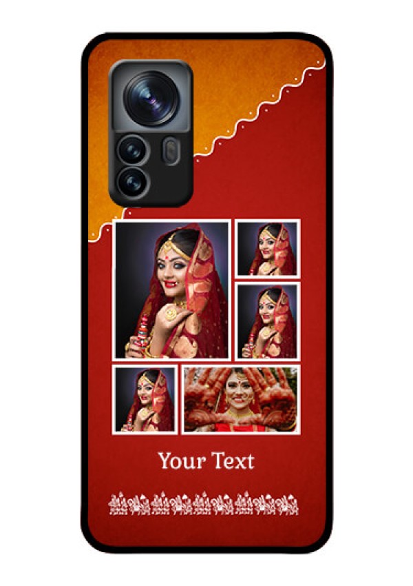 Xiaomi 12 Pro 5G Personalized Glass Phone Case - Wedding Pic Upload Design