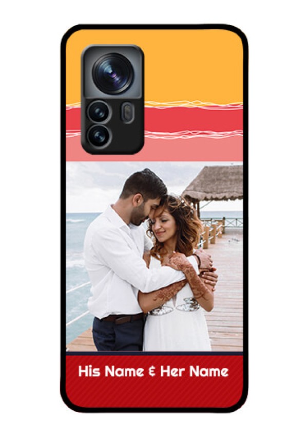Xiaomi 12 Pro 5G Custom Glass Mobile Case - Colorful Case Design
