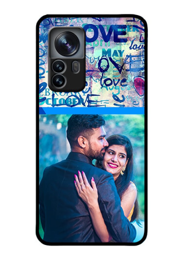 Xiaomi 12 Pro 5G Custom Glass Mobile Case - Colorful Love Design